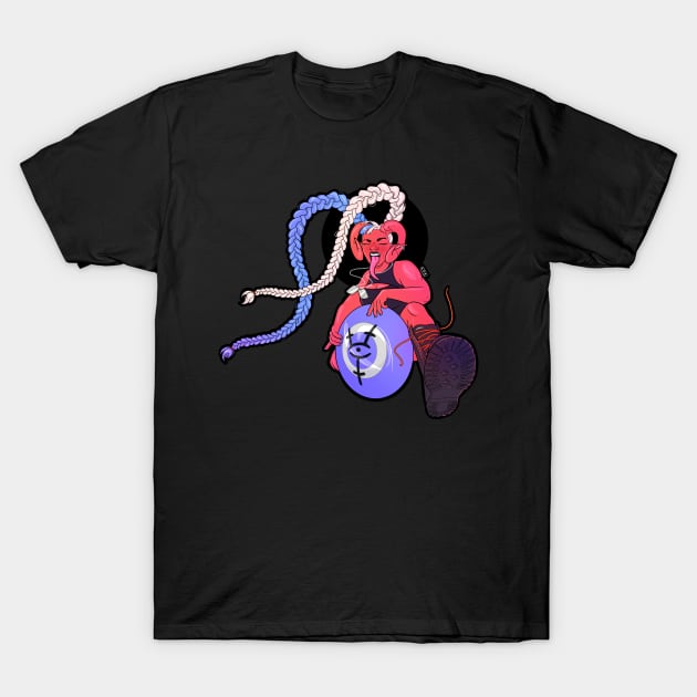 Tiefling Paladin T-Shirt by lrmackay